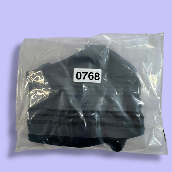 Athleta 34B/C Snake Bra Cup Sized Bikini Top 530978 Dress Blue Black Underlined - Picture 8 of 8